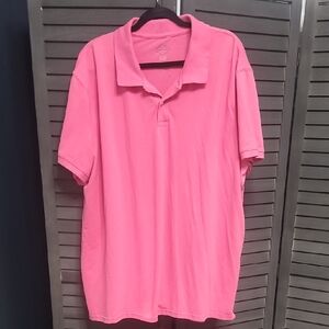 St. John's Bay Vibrant Pink Polo Shirt